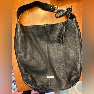 Leather Coach purse